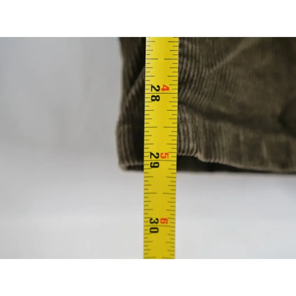 Orvis Mens Brown Corduroy Five Pocket Straight Leg Pants 34x30